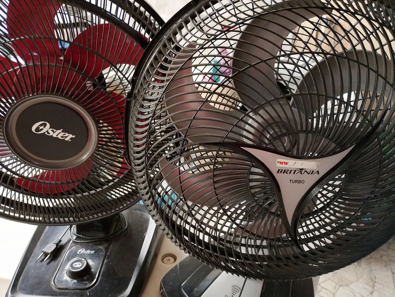 Ventiladores com defeitos 
