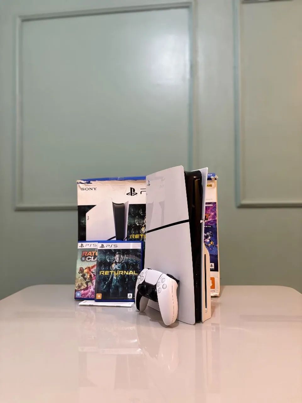 Ps5 Slim com leitor de discos 1tb