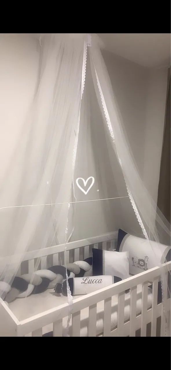 Berço com dorcel+ kit berço tudo novo - Foto 5