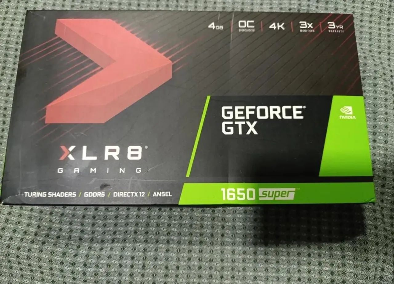 GTX 1650 Super 4GB PNY - Usada, Ótimo Estado - Foto 3