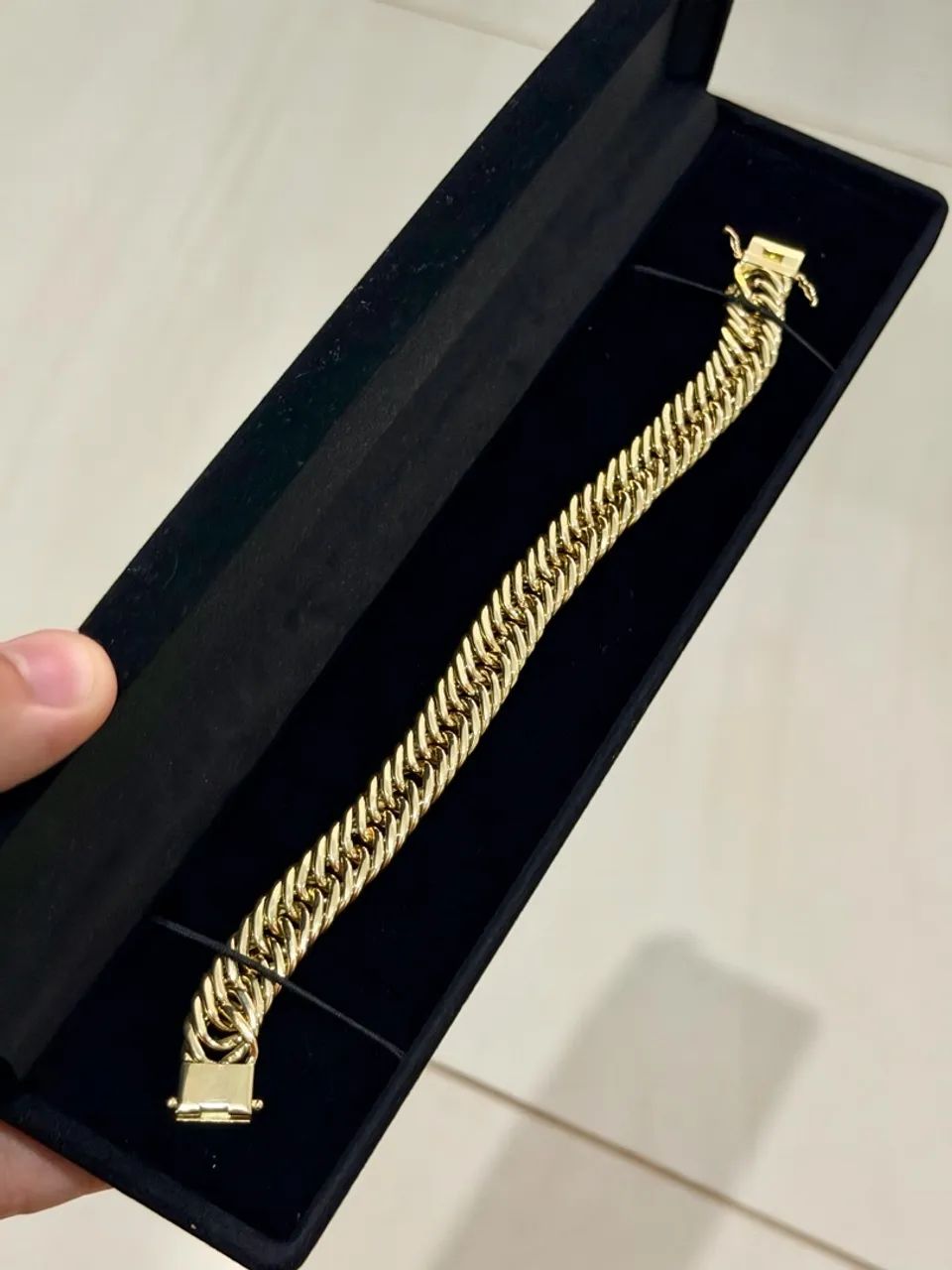 Pulseira groumet triplo 20g - Foto 2