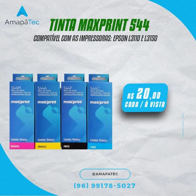 Tinta para Impressora Epson 544