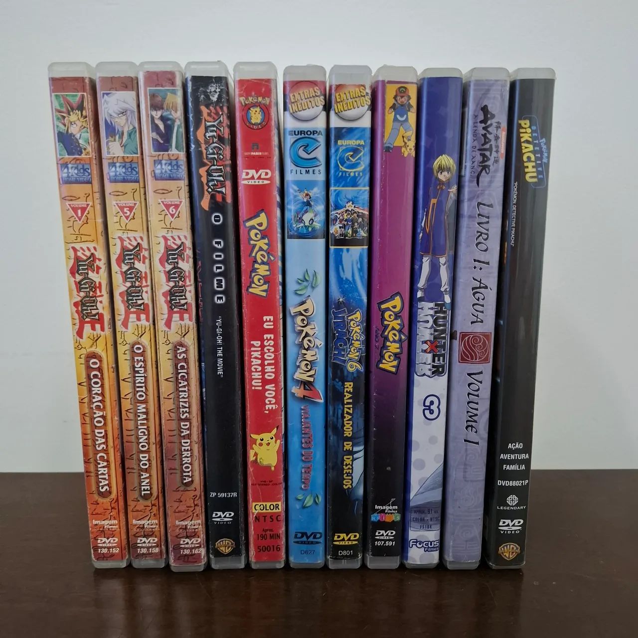 Pokemon, Yu-Gi-Oh, Hunter X Hunter e Avatar em DVD - 11 filmes por 55 reais  - Foto 3