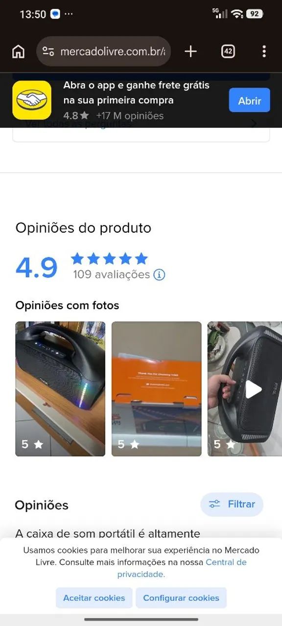 Vende Caixa de som tribite zera  - Foto 3
