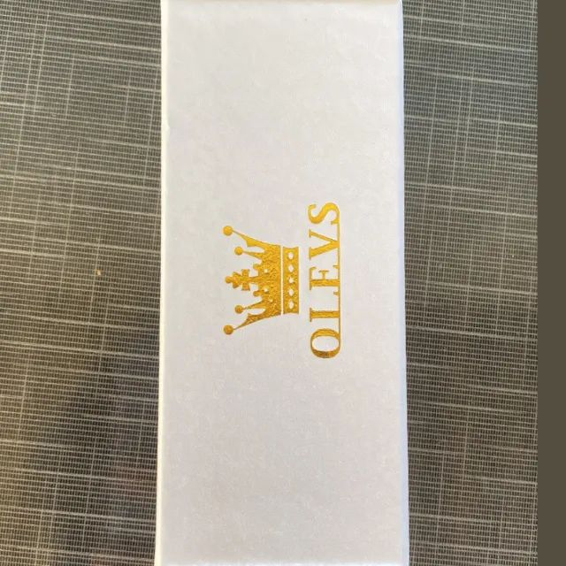 Relógio Masculino Olevs Original Elegante com Pulseira em Couro - Pronta Entrega - Foto 2