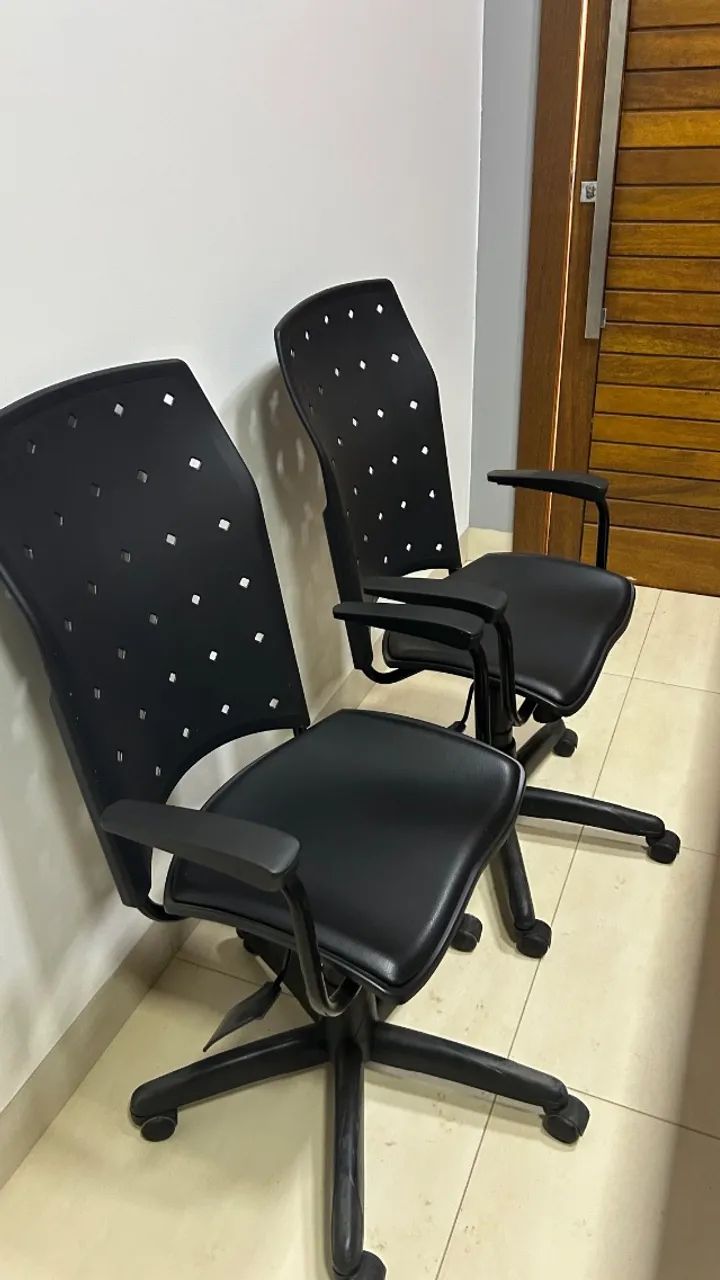 3 Cadeiras Ergoplax com Braços - Foto 4