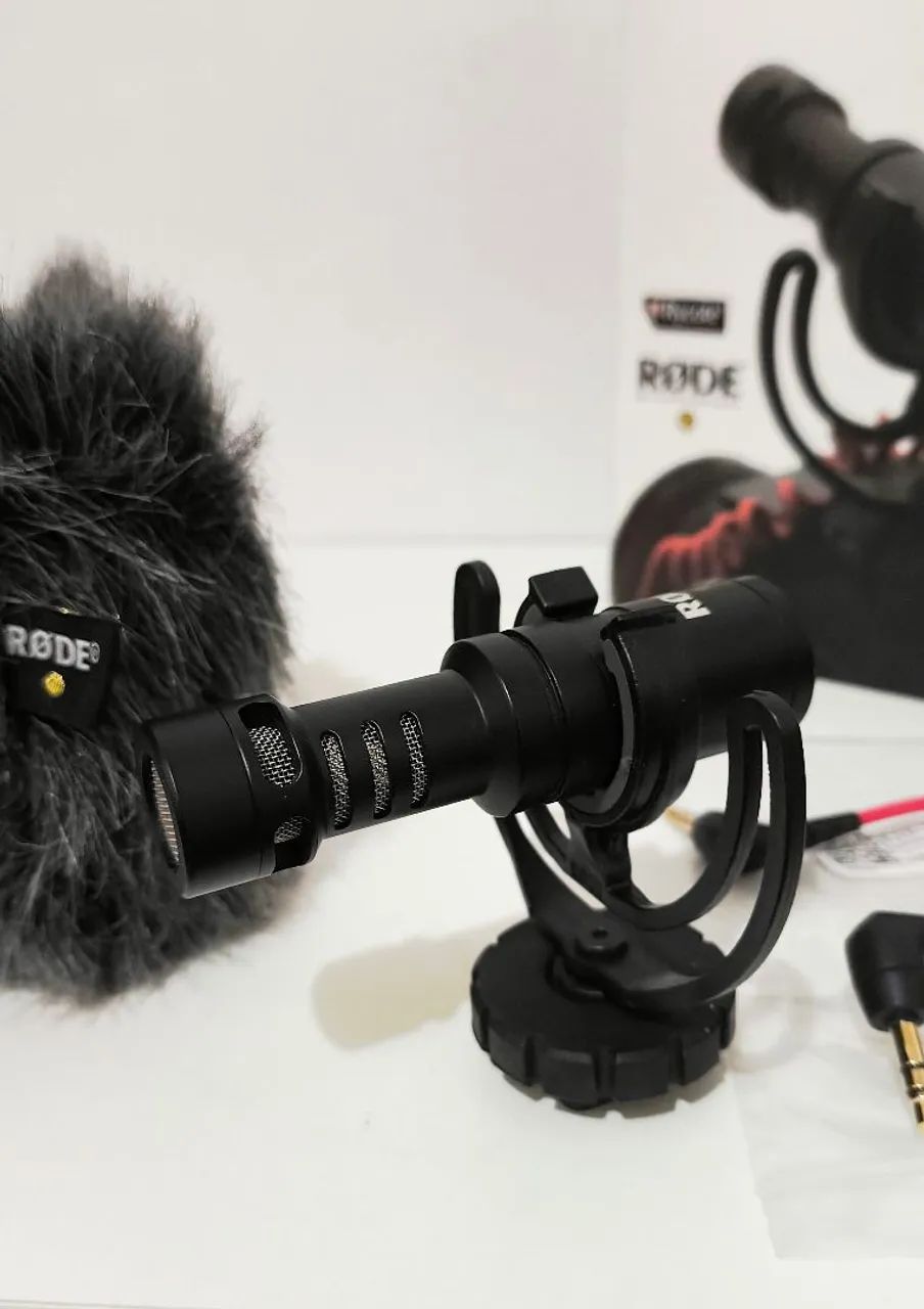 Microfone Rode VideoMicro completo e excelente  - Foto 3