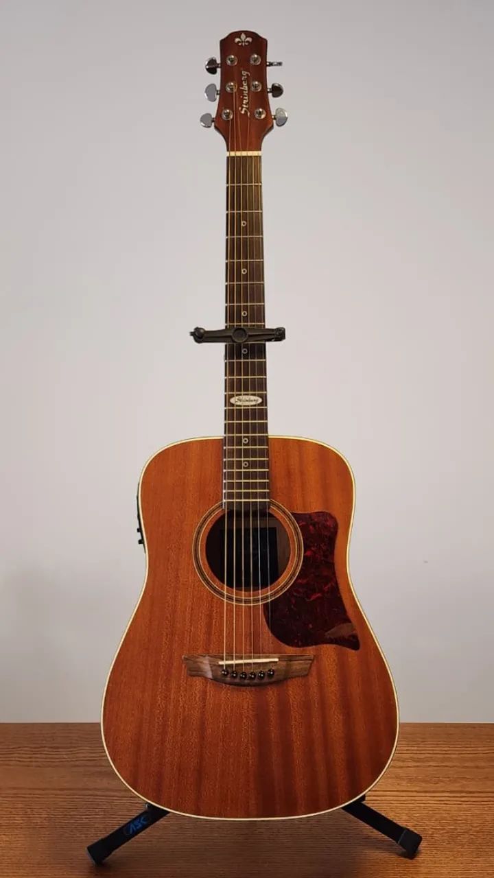 リトルミル 1965-1998 32yo Signatory 10th Violão Strinberg Mini Folk - SR200MGS Black Series Excelente