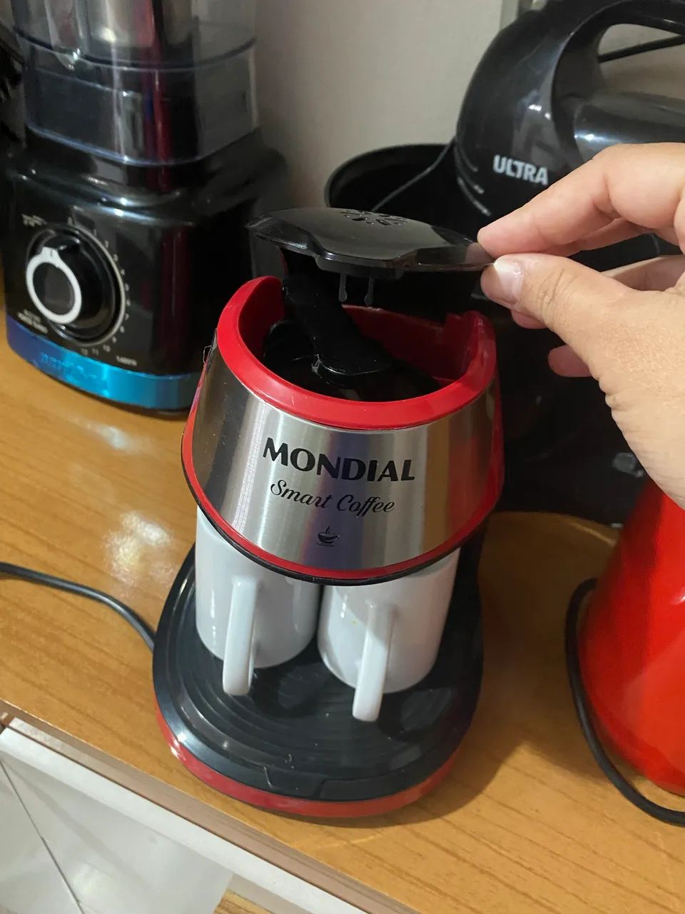 Cafeteira e pipoqueira 