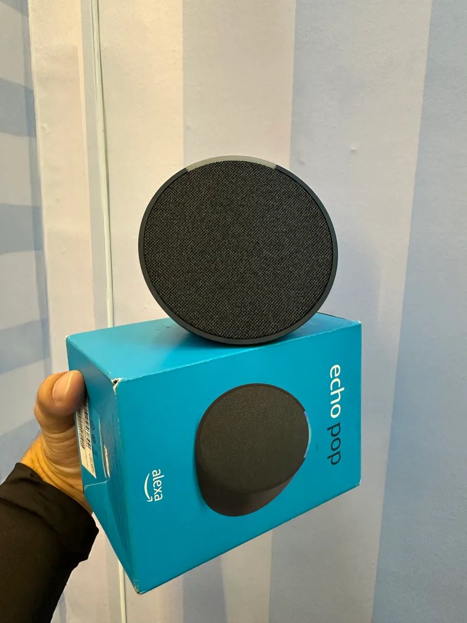 Amazon Echo Pop Com Wi-fi E Bluetooth - Cor Preto - Foto 3