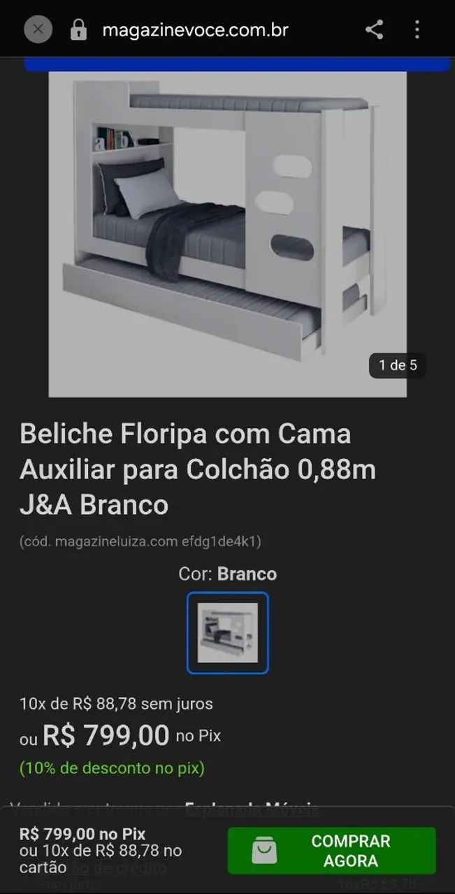 Treliche Seminova com 2 colchões  - Foto 2