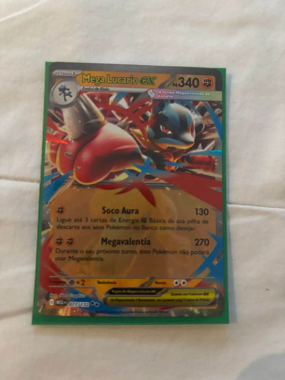 Carta Pokémon Mega Lucario-EX