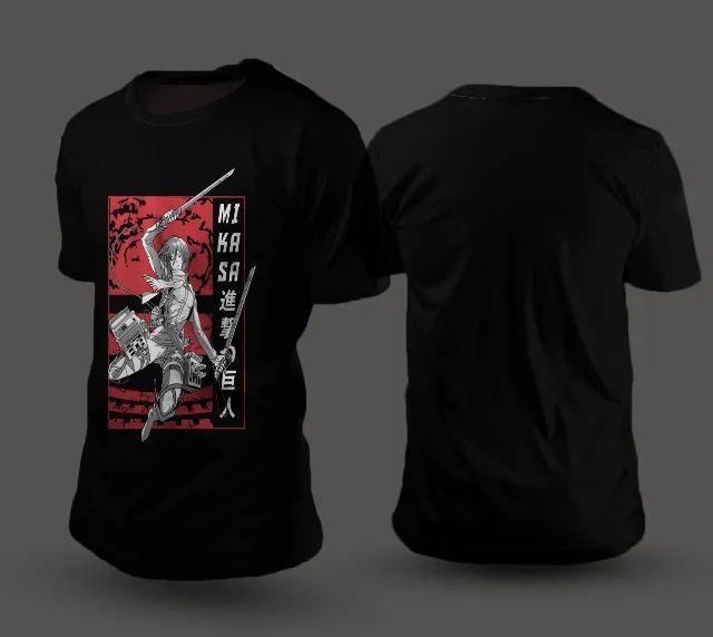 Camisas Anime ATTACK ON TITAN - Foto 3