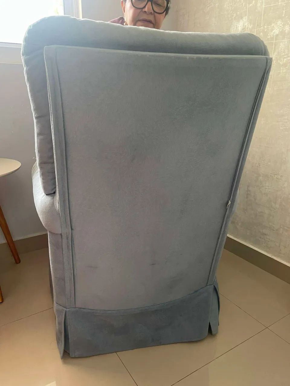 Nursing Chair with Rocking Function and Footstool456503364116828163