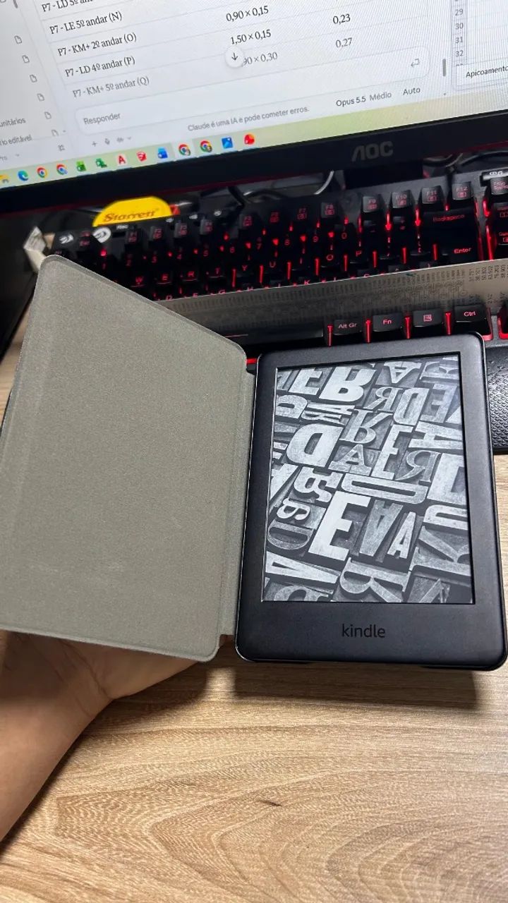 Kindle 10 geração 8gb + capa - Foto 4