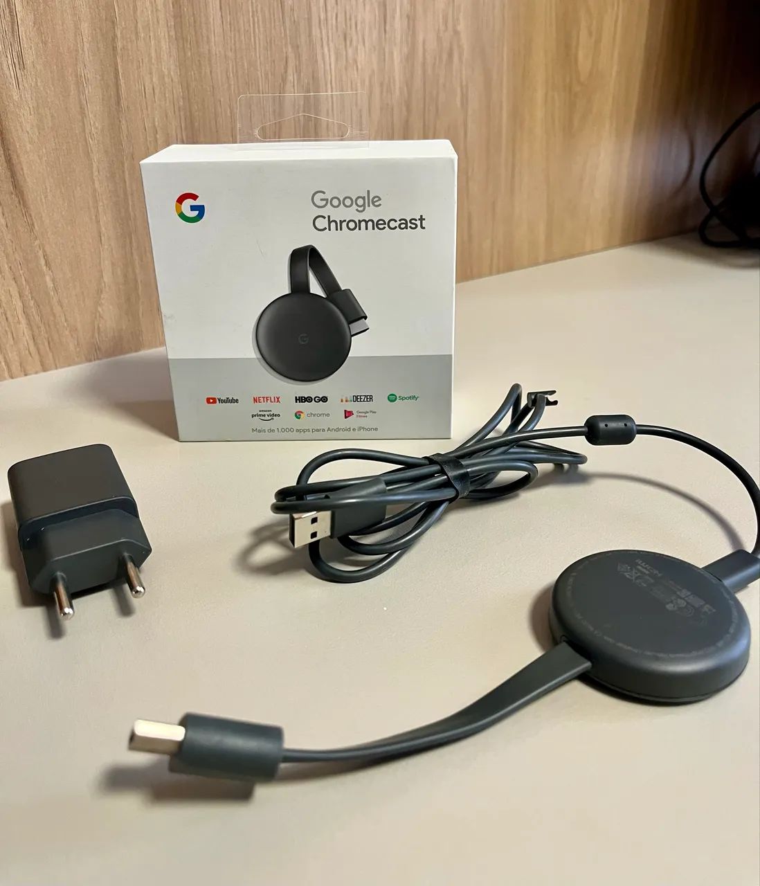 Chromecast Google para tornar sua TV Smart - Dispositivos de