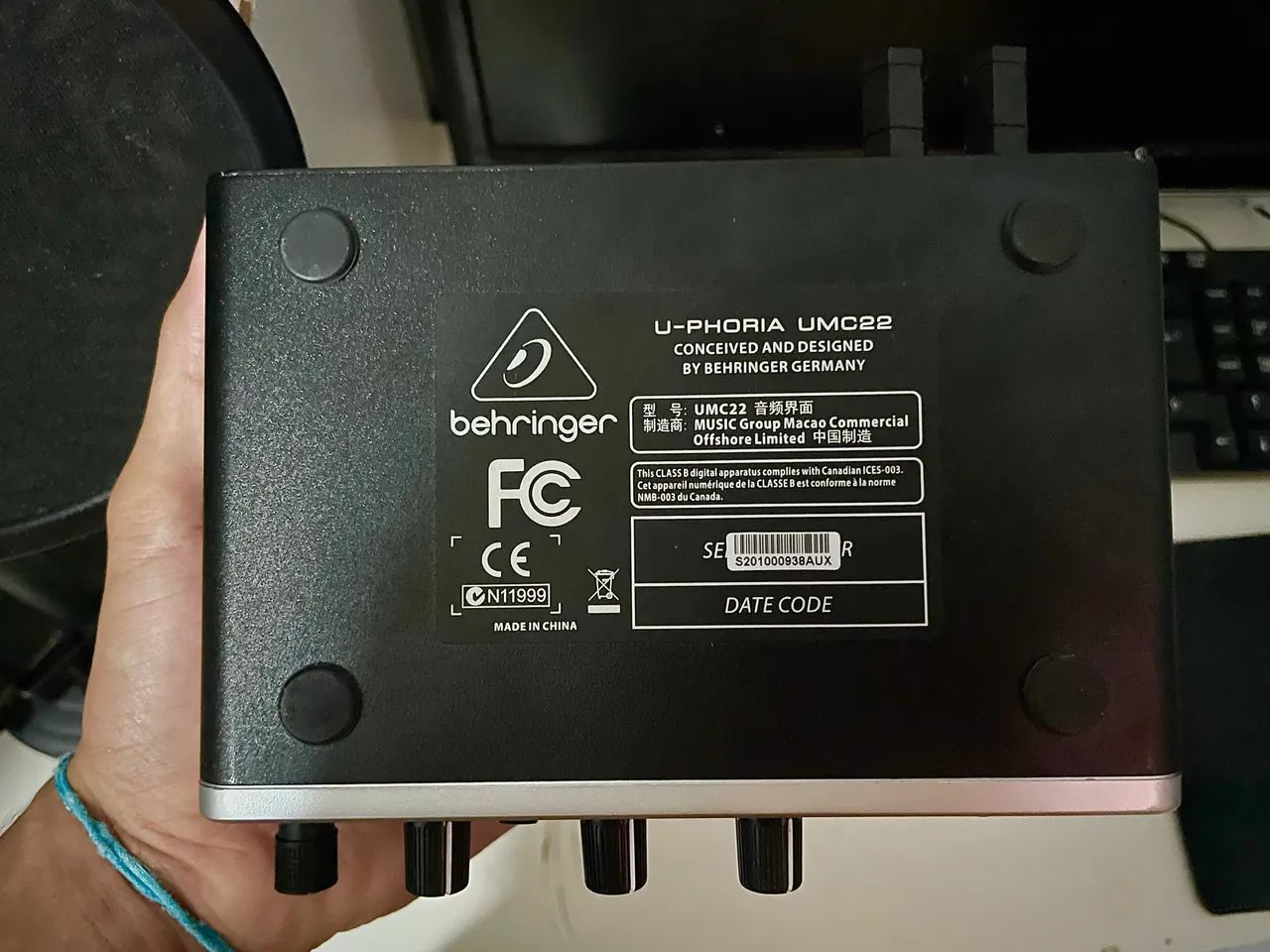 INTERFACE DE ÁUDIO UMC22 BEHRINGER  - Foto 5