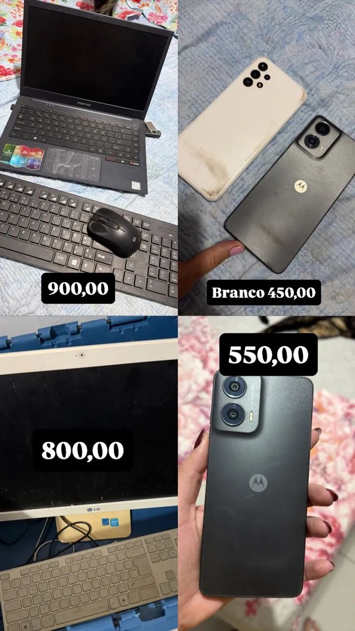 Celular, notebook 