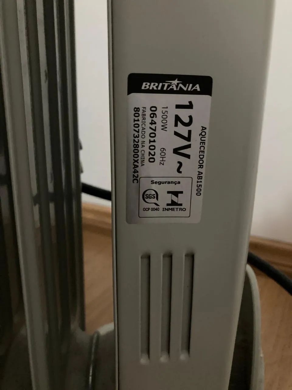 Aquecedor a óleo Britânia AB1500 - Foto 2