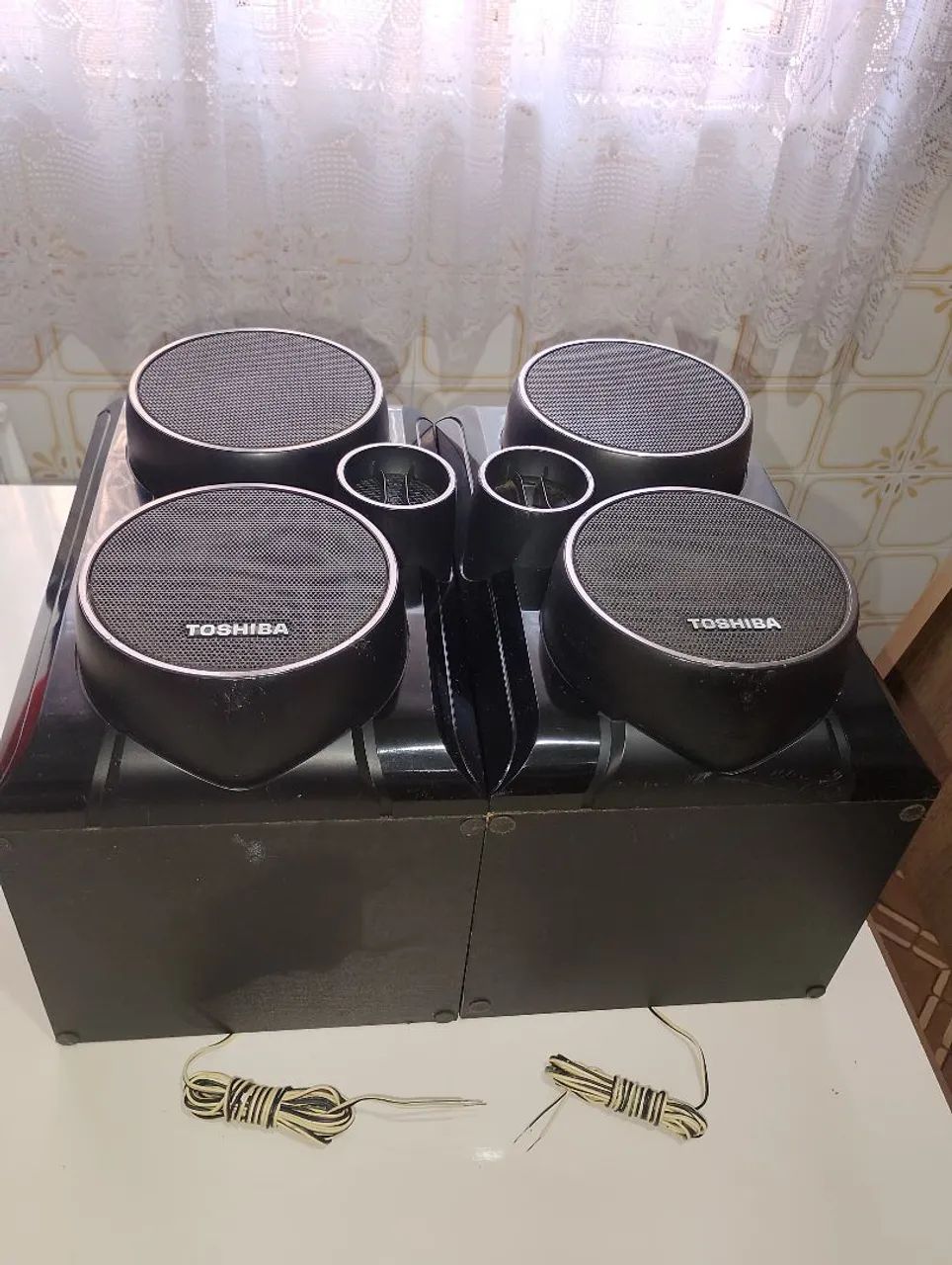 Caixa acústica compacta Toshiba mod SS-7845 - Foto 4