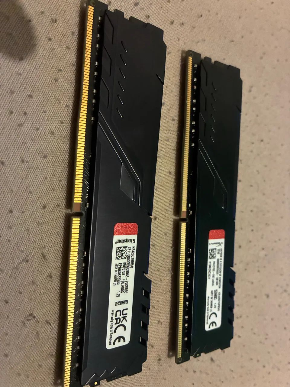  2 Memórias ram ddr4 8g fury - Foto 3