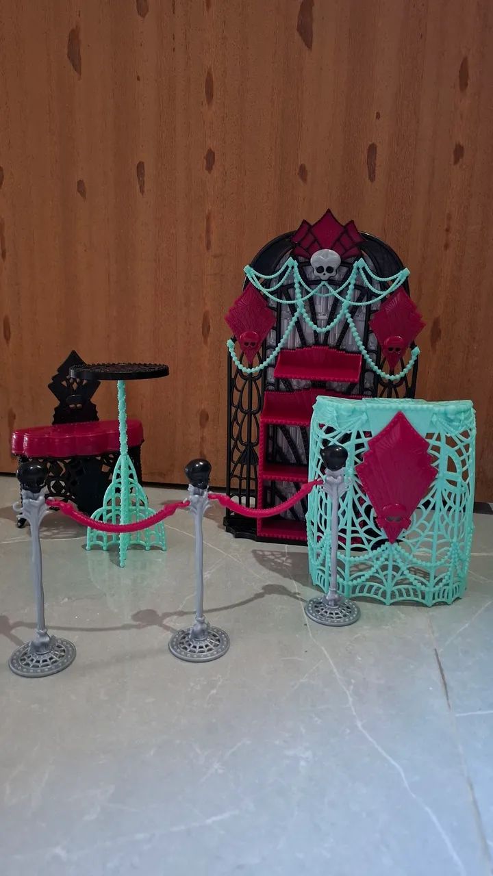 Playset Monster High Luz Câmera Ação 