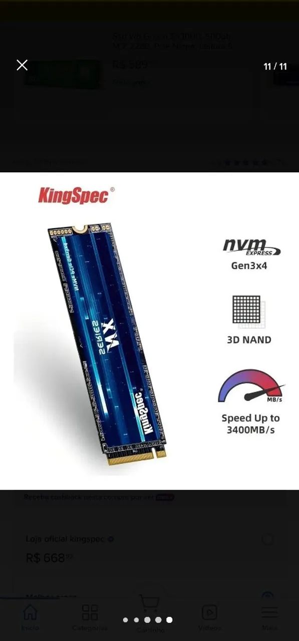 SSD NVME 1tb Kingspec429413947587973122