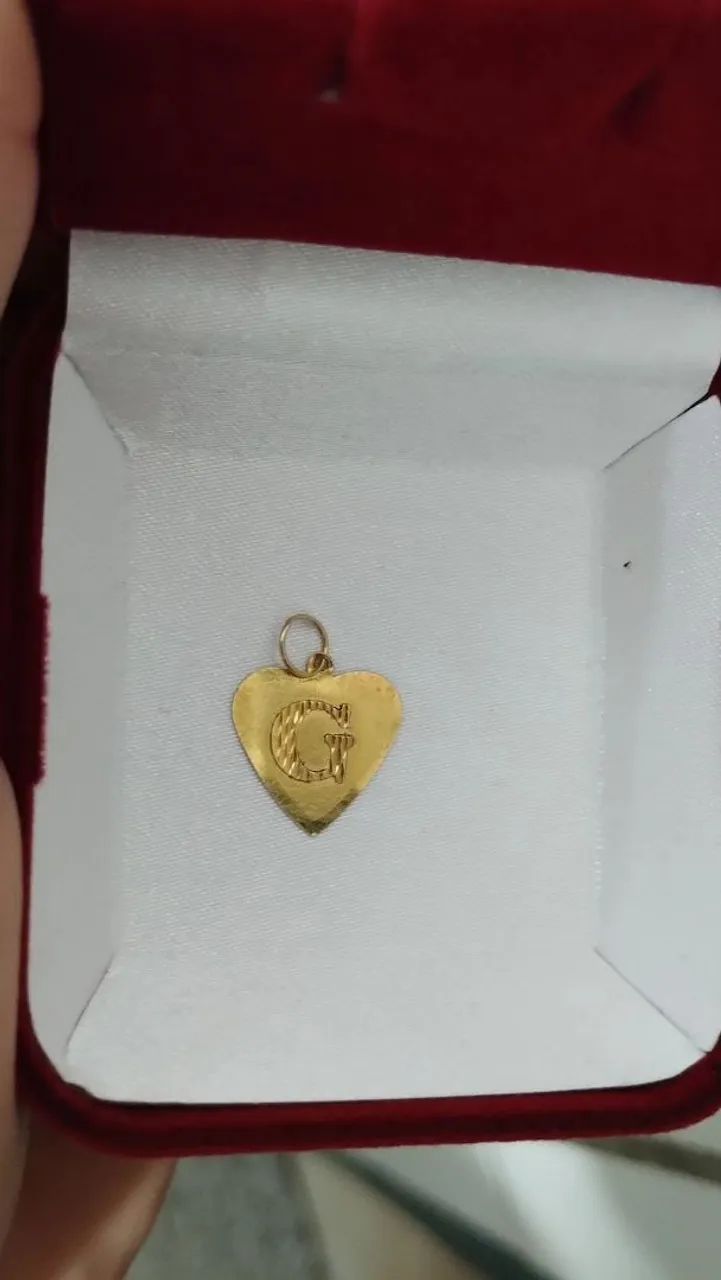 Pingente de ouro 18k pra vender logo 650 - Foto 2
