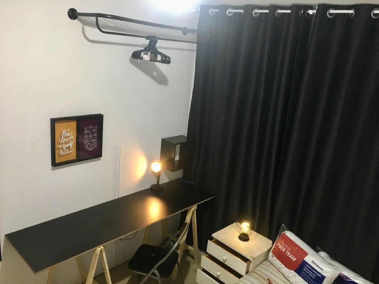 QUARTO GRANDE, 100% MOBILIADO.  - Foto 2