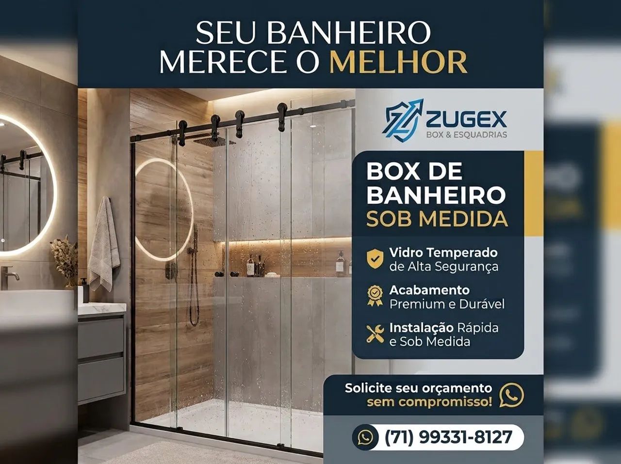 Box de banheiro.