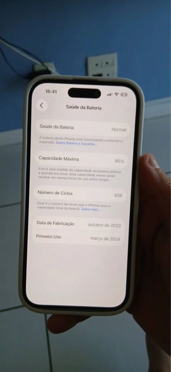 Vendo ou troco iPhone 15 128gb 