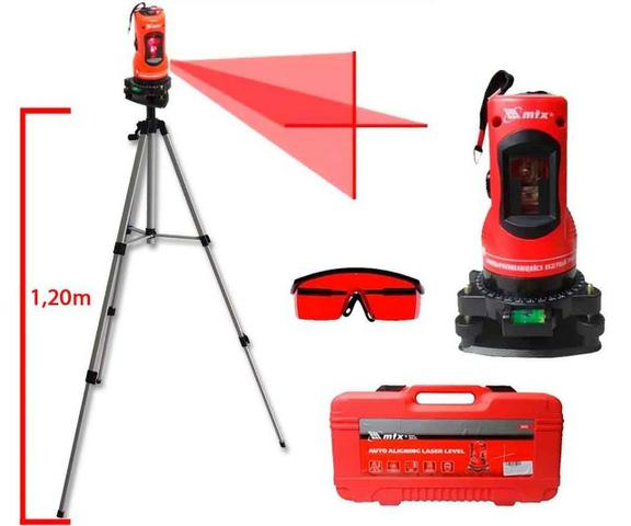 Nível Laser Giratório Com Tripé Profissional - Mtx 350339