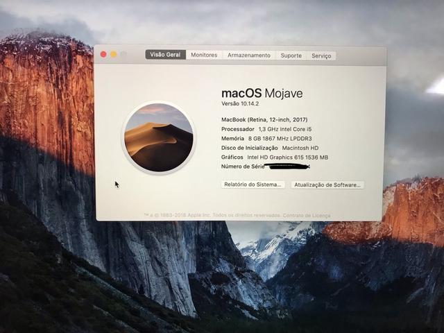 MacBook 12 polegadas i5