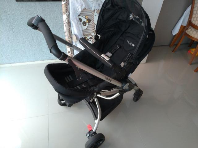 Carrinho De Bebê Kiddo Eclipse + Bebê Conforto E Base - Foto 2
