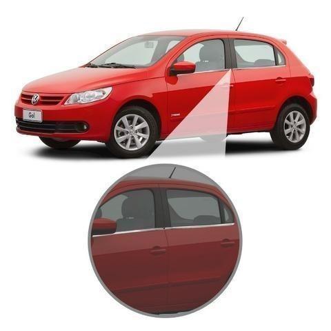 Aplique Pestanas Cromadas para Vidros - Ecosport / HB20 / Onix / Prisma / Palio / Gol - Foto 3