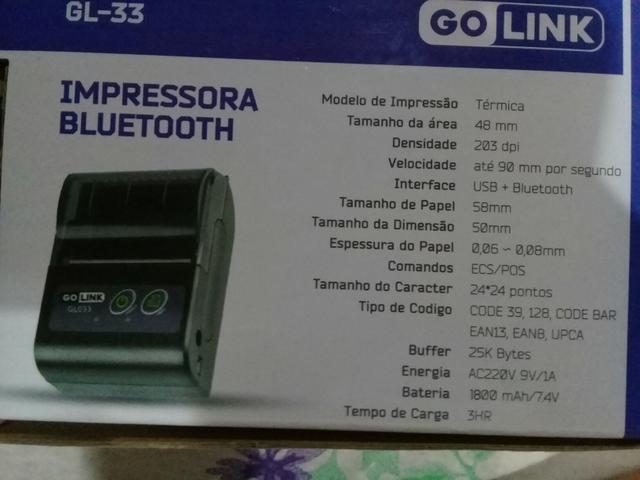 Impressora bluetooth Golink - Foto 3