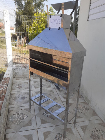 Churrasqueira de inox para churrasquinho