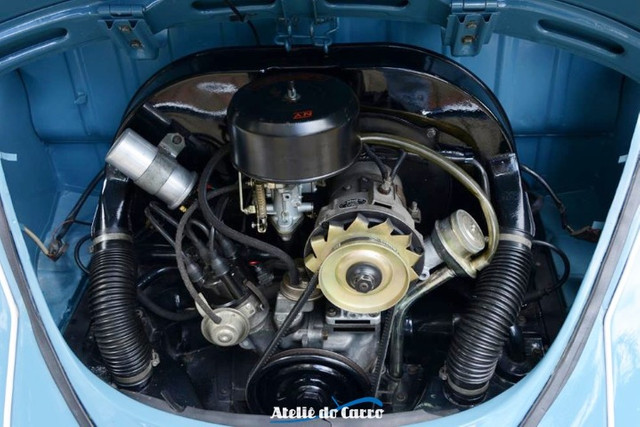 Fusca 1300 1968 Azul Real - Um espetáculo em detalhes! Vale conferir! Ateliê do Carro - Foto 14