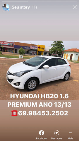 HYUNDAI HB20 PREMIUM 1.6 Ano (2013/2013) - Foto 9