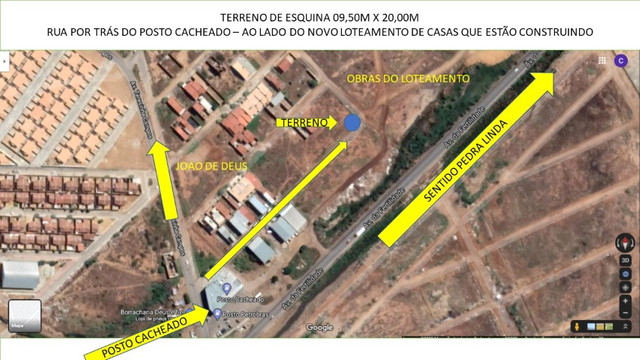 Otimo Terreno de Esquina para Investimento