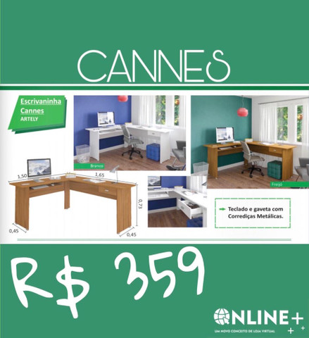 Escrivaninha Cannes