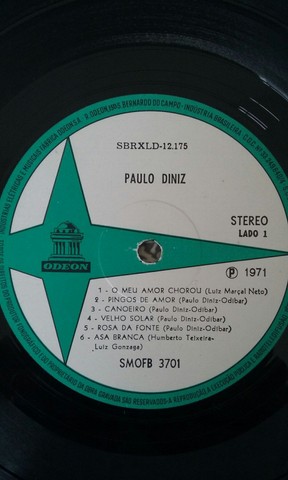 LP. Vinil   PAULO DINIZ 1971 - Foto 3