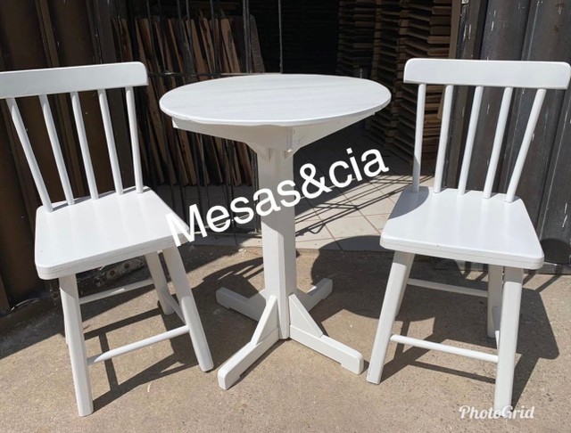 Mesa e cadeira | jogo bistrô  - Foto 3