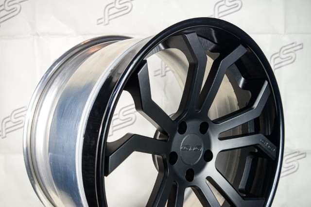 Jogo De Rodas GFG Aventa forged  Preto Fosco 5x112/5x120 -20x9,5 e 21x13 aros 20/21 - Foto 5