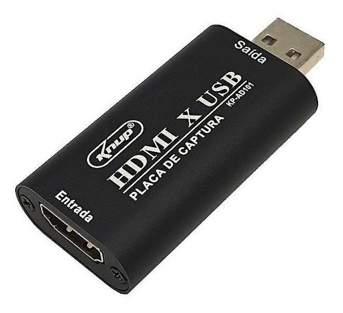 Placa de Captura Hdmi X UBS kp-ad101 Knup 4k