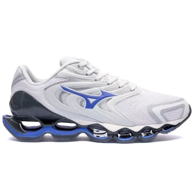 Tênis Mizuno Wave Prophecy 12S Novo Original na Caixa Branco Azul Promoção
