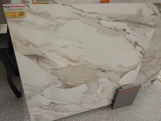 Porcelanato natural eterno borguini white 120x120 ceusa - Foto 2