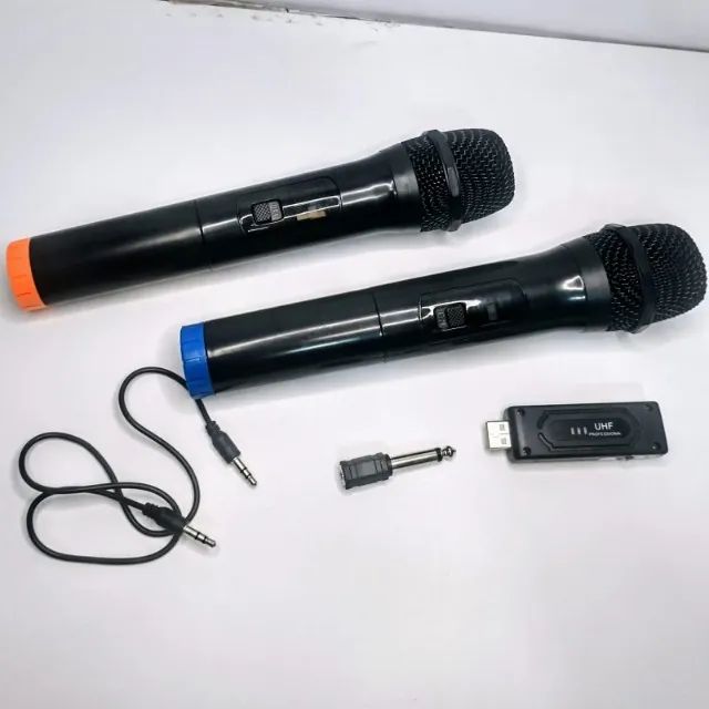 Microfone Duplo S/ Fio (Entrega gratis)
