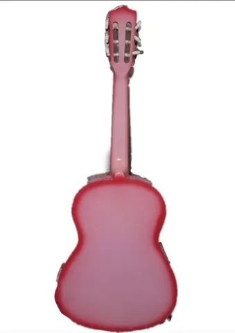 Violão vermelho e rosa - Foto 4