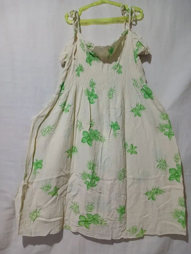 Vestido infantil florido 